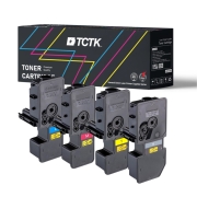 Compatibele vervanging voor Multipack (4) Toners CMYK (Cyaan/Magenta/Geel/Zwart) Compatibel met Kyocera ECOSYS - Vervangt TK-5230C (1T02R9CNL0)